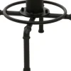 PROREGAL 2er-Set Barhocker gepolstert Sitzhöhe 62-85cm Schwarz Barstuhl Tresenhocker höhenverstellbar drehbar Industrial Metall Kunstleder