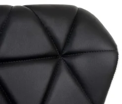 PROREGAL 2er-Set Barhocker mit Lehne Sitzhöhe 62-83cm höhenverstellbar Kunstleder Schwarz Barstuhl Tresenhocker