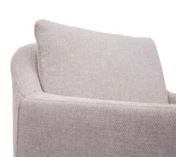 PROREGAL 2er-Set Barhocker mit Lehne Sitzhöhe 74cm Fußablage Metall Stoff/Textil Creme-Beige Barstuhl Tresenhocker