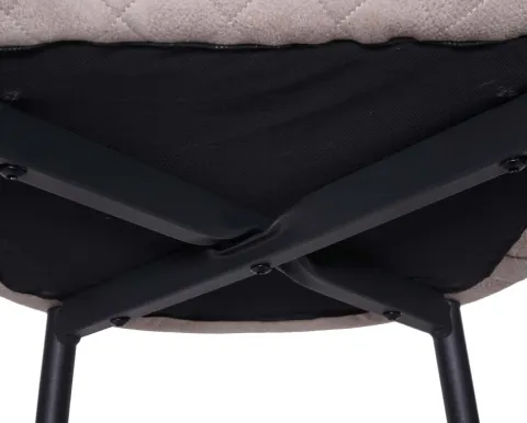 PROREGAL 2er-Set Barhocker mit Lehne Sitzhöhe 75cm Vintage Metall Fußablage Stoff/Textil Grau Barstuhl Tresenhocker