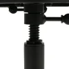 PROREGAL 2er-Set Barhocker mit Lehne Sitzhöhe 51-73cm Kunstleder Metall Schwarz Barstuhl Drehhocker Industrial höhenverstellbar