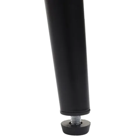 PROREGAL 2er-Set Barhocker mit Lehne Sitzhöhe 74cm Fußablage Metall Kunstleder Schwarz Barstuhl Tresenhocker