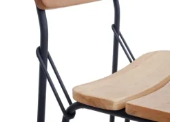 PROREGAL 2er-Set Barhocker Sitzhöhe 72cm Industrial Metall Holz Naturbraun Barstuhl Küchenhocker Bistrostuhl Tresenhocker