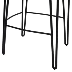 PROREGAL 2er-Set Barhocker Sitzhöhe 72cm Industrial Metall Holz Naturbraun Barstuhl Küchenhocker Bistrostuhl Tresenhocker