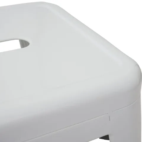 PROREGAL 4er-Set Barhocker Sitzhöhe 77cm Metall Industriedesign stapelbar Weiß Barstuhl Tresenhocker