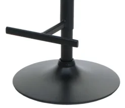PROREGAL 2er-Set Barhocker Sitzhöhe 65-86cm höhenverstellbar mit Lehne Kunstleder Braun Barstuhl Tresenhocker Drehhocker