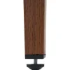 PROREGAL 2er-Set Rope-Barhocker, HxBxT 92x51x53 cm, Sitzhöhe 76cm, Anthrazit, Kissen Taupe, Outdoor Sitzpolster Seilgeflecht Metall Holz-Optik