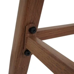 PROREGAL 2er-Set Rope-Barhocker, HxBxT 92x51x53 cm, Sitzhöhe 76cm, Anthrazit, Kissen Taupe, Outdoor Sitzpolster Seilgeflecht Metall Holz-Optik