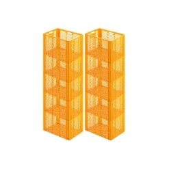 PROREGAL Eurobehälter Bäcker- und Konditorenkasten HxBxT 42,1 x 40 x 60 85 Liter Gelb-Orange Brötchenkiste Sstapelbare Bäckerkiste