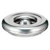 PROREGAL Feuerlöschender Tischaschenbecher Aus AlumInium HxØ 6 x 12 cm Silber