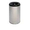 PROREGAL Feuersicherer Papierkorb 110 Liter HxBxT 75 x 46,5 x 46,5 cm Edelstahl Silber