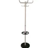 PROREGAL Freistehender Garderobenständer & Regenschirmständer Höhe 175 cm Drehbare Krone & 2x5 Haken Grau