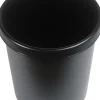 PROREGAL Klassischer Papierkorb Mit Großem Einwurf 45 Liter HxBxT 48 x 40 x 40 cm Kunststoff Schwarz