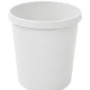 PROREGAL Klassischer Runder Kunststoff Papierkorb 18 Liter HxBxT 32 x 31 x 31 cm Grau