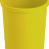 PROREGAL Klassischer Runder Papierkorb Aus Kunststoff 30 Liter HxØ 41 x 37,5 cm Gelb