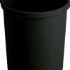 PROREGAL Klassischer Runder Papierkorb Aus Kunststoff 30 Liter HxØ 41 x 37,5 cm Schwarz