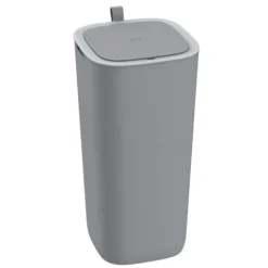 PROREGAL Moderner Quadratischer Abfalleimer Mit Smart Sensor 30 Liter HxBxT 59 x 27 x 27 cm Grau