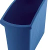 PROREGAL Rechteckiger Kunstoff Papierkorb 18 Liter HxBxT 34,5 x 19,4 x 45 cm Blau