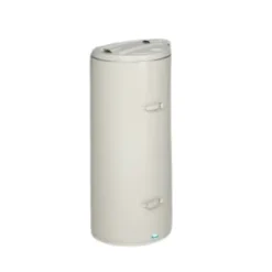 PROREGAL Robuster Abfallsammler Mit Deckel Einflügeltür 70 Liter HxBxT 90 x 45 x 45 cm Stahl Grau