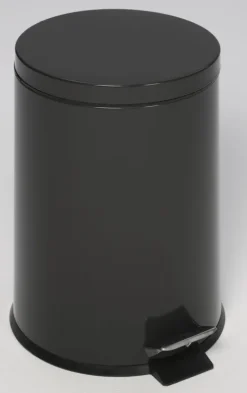 PROREGAL Robuster Tretabfallsammler Mit Fußpedal Inneneimer Mit Griff 12 Liter HxBxT 40 x 25 x 25 cm Verzinkter Stahl Anthrazit