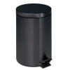 PROREGAL Robuster Tretabfallsammler Mit Fußpedal Inneneimer Mit Griff 20 Liter HxBxT 45 x 29 x 29 cm Verzinkter Stahl Anthrazit