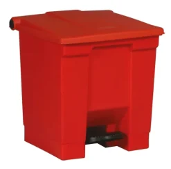 PROREGAL Rubbermaid Robuster Pedaleimer 30 Liter HxBxT 43,5 x 40 x 41,3 cm Aus Konformen Polyethylen Beige