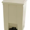 PROREGAL Rubbermaid Robuster Pedaleimer 45,4 Liter HxBxT 60 x 40 x 41,3 cm Aus Konformen Polyethylen Beige