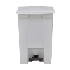 PROREGAL Rubbermaid Robuster Pedaleimer 68,1 Liter HxBxT 67,3 x 41 x 50,2 cm Aus Konformen Polyethylen Weiß