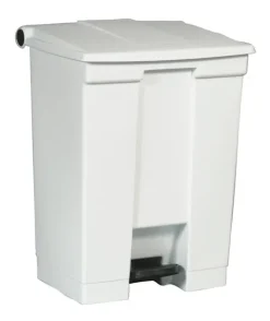 PROREGAL Rubbermaid Robuster Pedaleimer 68,1 Liter HxBxT 67,3 x 41 x 50,2 cm Aus Konformen Polyethylen Weiß