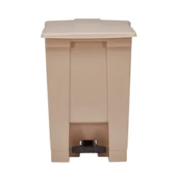 PROREGAL Rubbermaid Robuster Pedaleimer 68,1 Liter HxBxT 67,3 x 41 x 50,2 cm Aus Konformen Polyethylen Beige