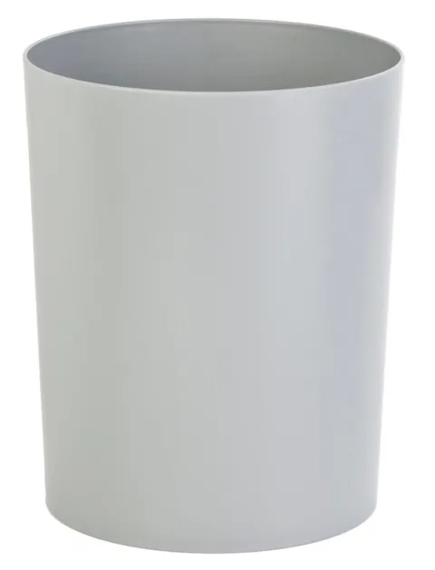 PROREGAL Runder Feuerfester Papierkorb & Abfallsammler Aus Kunststoff 13 Liter HxØ 29,5 x 23,5 cm Grau