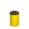 PROREGAL Selbstlöschender Papierkorb 50 Liter HxBxT 53 x 37 x 37 cm Verzinkter Stahl Gelb