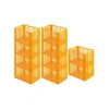 PROREGAL SparSet 10 x Eurobehälter Bäcker- und Konditorenkasten HxBxT 42,1 x 40 x 60 85 Liter Gelb-Orange Brötchenkiste Sstapelbare Bäckerkiste