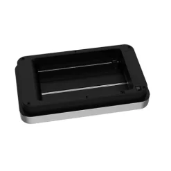 PROREGAL Stilvoller Sensor Abfalleimer Aus Gebürstetem Edelstahl 40 Liter HxBxT 66 x 27 x 46 cm Silber