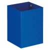 PROREGAL Viereckiger Papierkorb Zur Optionalen Wandmontage 21 Liter Blau