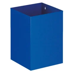 PROREGAL Viereckiger Papierkorb Zur Optionalen Wandmontage 21 Liter Blau