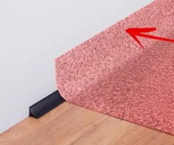 PVC Wandbschlussleiste 20 x 20 mm, Innenwinkel, Randabschlussleiste für Bodenbelag - 2 Meter