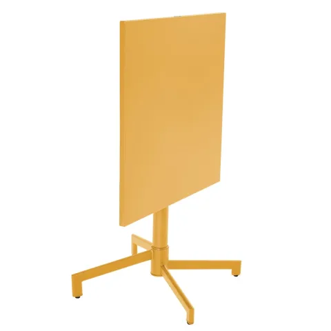 Quadratischer Bistro-Gartentisch mit klappbarer Tischplatte 70 x 70 x 72 cm - Oviala