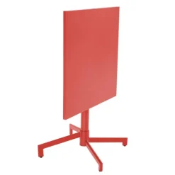 Quadratischer Bistro-Gartentisch mit klappbarer Tischplatte 70 x 70 x 72 cm - Oviala