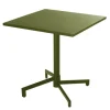 Quadratischer Bistro-Gartentisch mit klappbarer Tischplatte 70 x 70 x 72 cm - Oviala