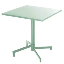 Quadratischer Bistro-Gartentisch mit klappbarer Tischplatte 70 x 70 x 72 cm - Oviala