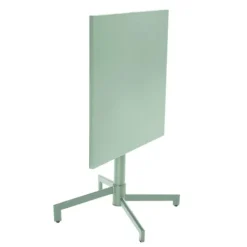 Quadratischer Bistro-Gartentisch mit klappbarer Tischplatte 70 x 70 x 72 cm - Oviala