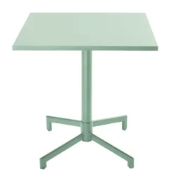 Quadratischer Bistro-Gartentisch mit klappbarer Tischplatte 70 x 70 x 72 cm - Oviala