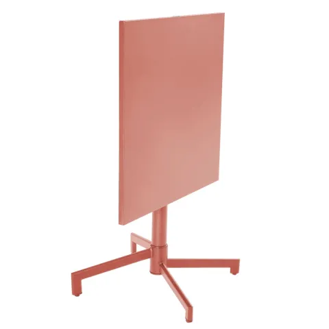 Quadratischer Bistro-Gartentisch mit klappbarer Tischplatte 70 x 70 x 72 cm - Oviala