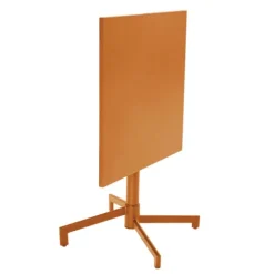Quadratischer Bistro-Gartentisch mit klappbarer Tischplatte 70 x 70 x 72 cm - Oviala