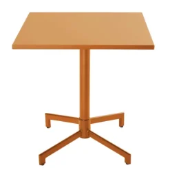 Quadratischer Bistro-Gartentisch mit klappbarer Tischplatte 70 x 70 x 72 cm - Oviala