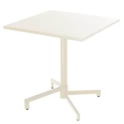 Quadratischer Bistro-Gartentisch mit klappbarer Tischplatte 70 x 70 x 72 cm - Oviala