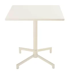 Quadratischer Bistro-Gartentisch mit klappbarer Tischplatte 70 x 70 x 72 cm - Oviala