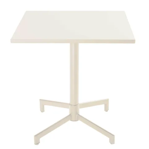 Quadratischer Bistro-Gartentisch mit klappbarer Tischplatte 70 x 70 x 72 cm - Oviala