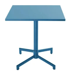 Quadratischer Bistro-Gartentisch mit klappbarer Tischplatte 70 x 70 x 72 cm - Oviala